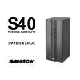 SAMSON S40 Owners Manual